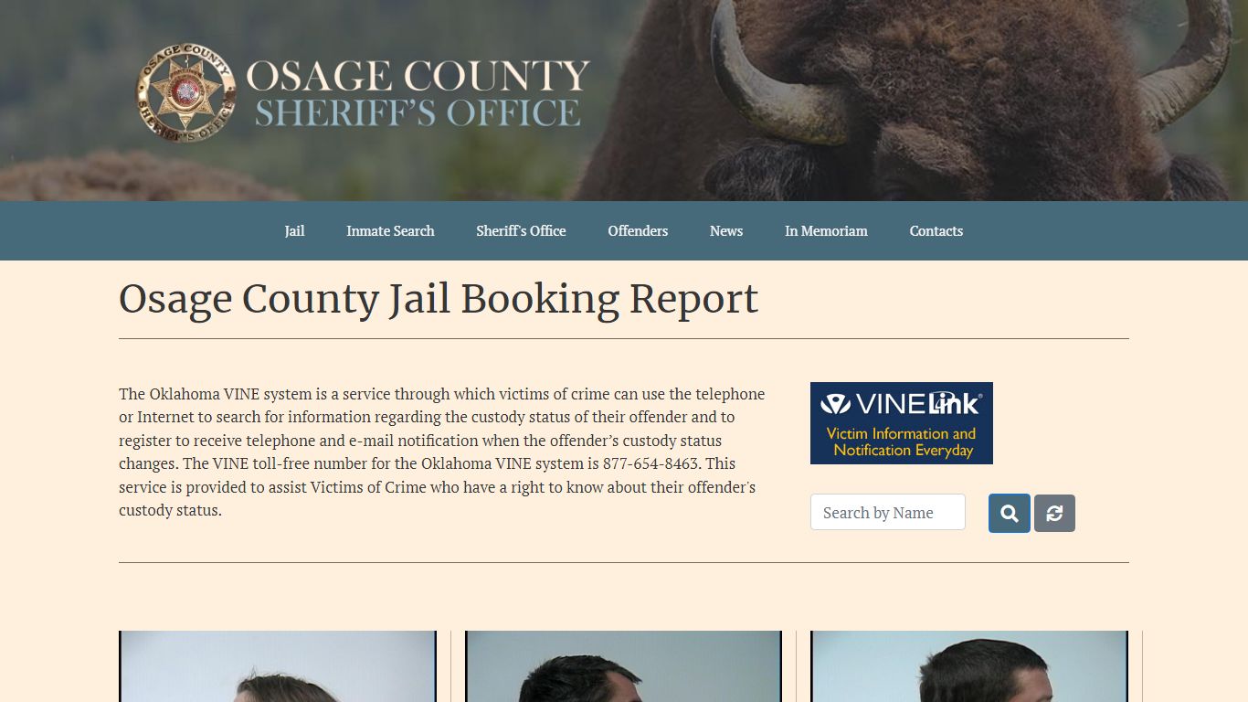 Osage County Jail Booking Reports - Osage County Sheriff's Office